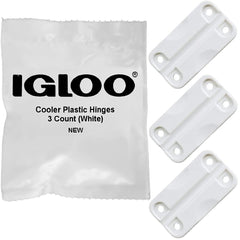 Igloo cooler hinges set of 3 front view, durable replacement part for Igloo coolers