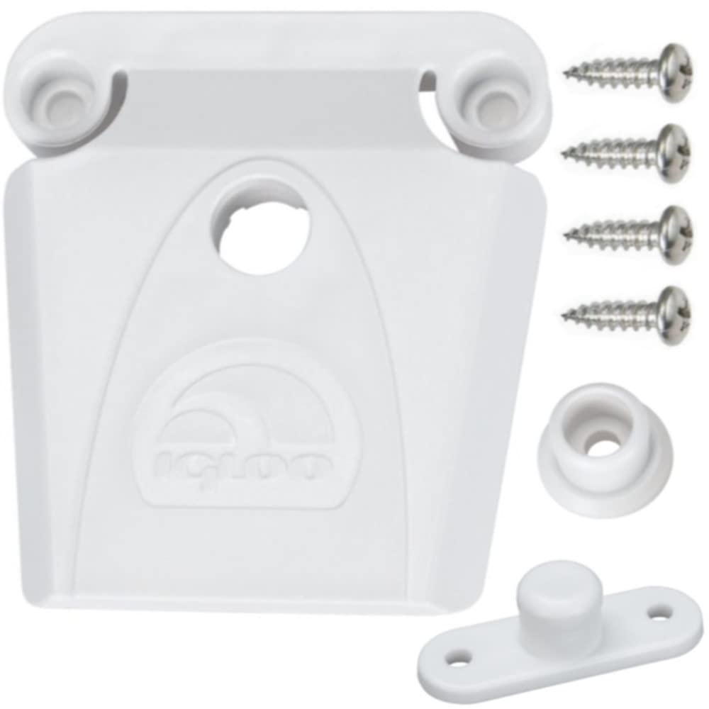 Igloo cooler latch winged post close-up for secure, durable closure