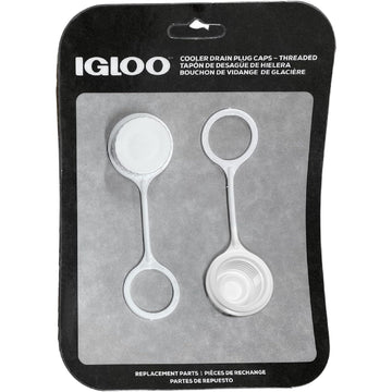 Igloo drain plug cap threaded white small on cooler drain for secure seal