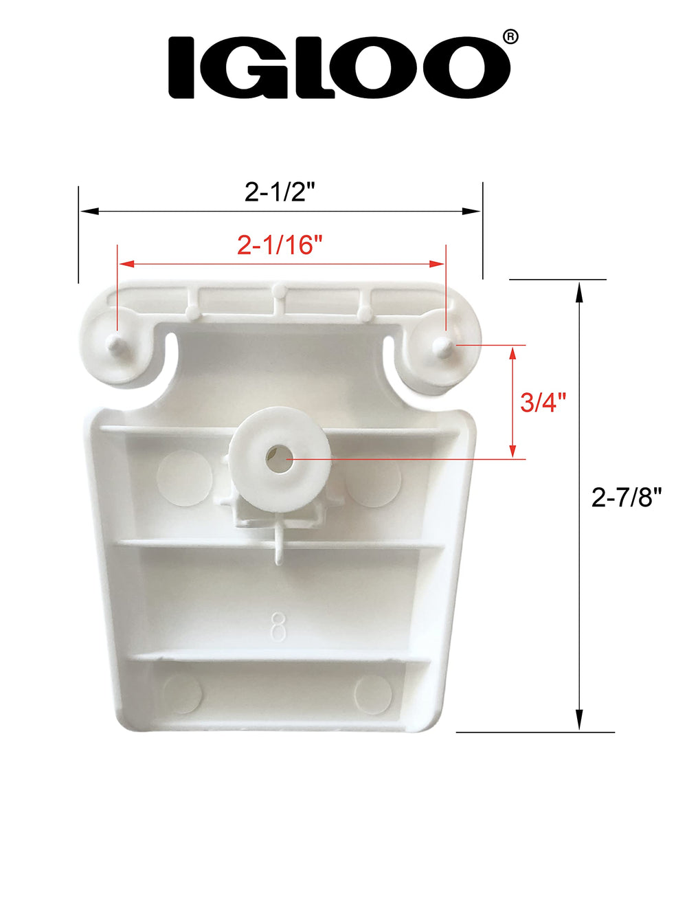 Igloo DuraLatch redesign close-up highlighting durability