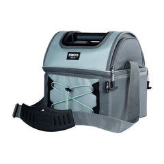 Igloo Gripper Maxcold lunch bag front view with hex bungee system keeps larger items secured