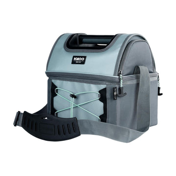 Igloo Gripper Maxcold lunch bag open demonstrates ergonomic handle for comfortable carrying