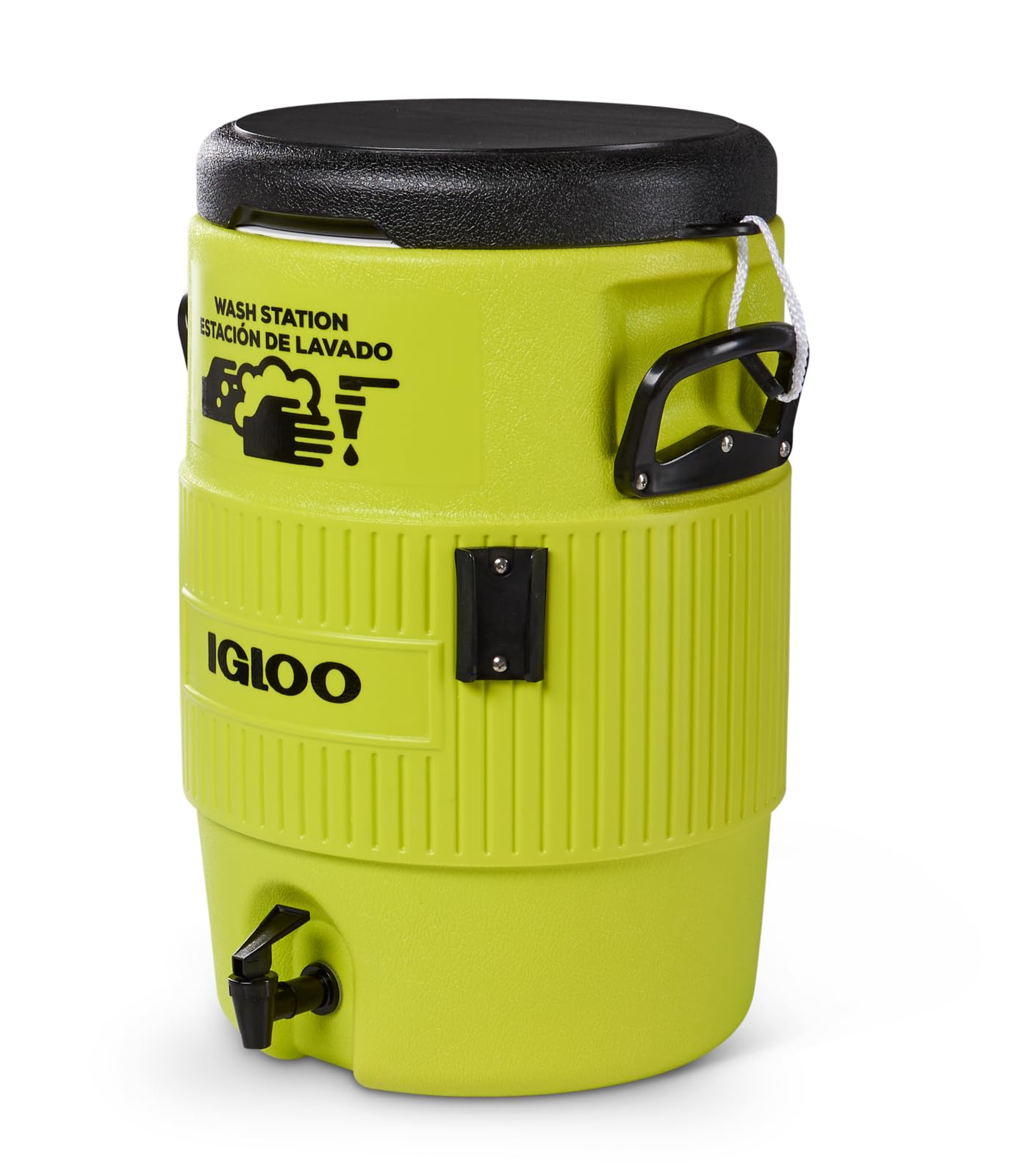 Igloo hardsided commercial wash station with 5-gallon capacity for field sanitation