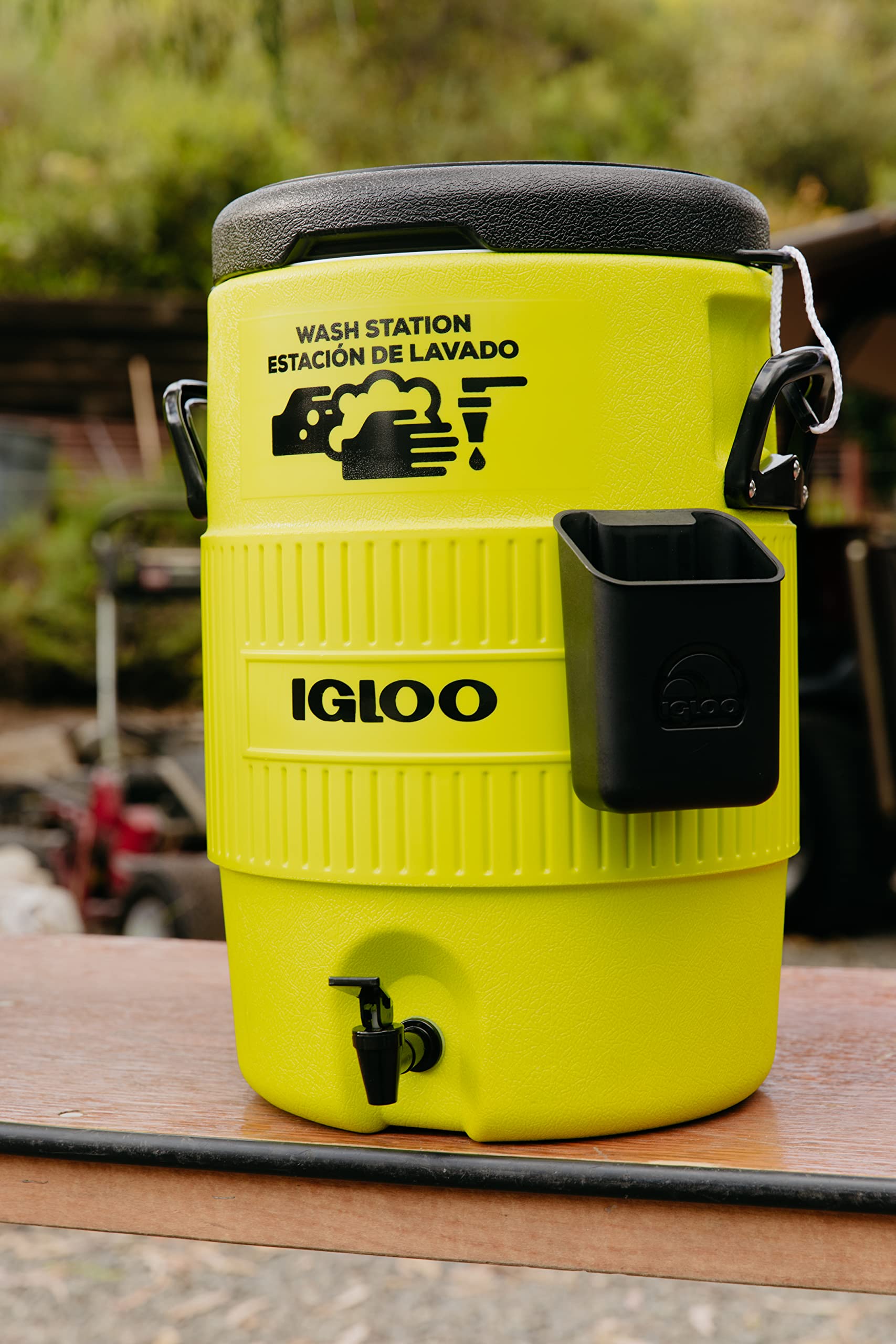 Igloo station features UV protection to resist sun fading and cracking.