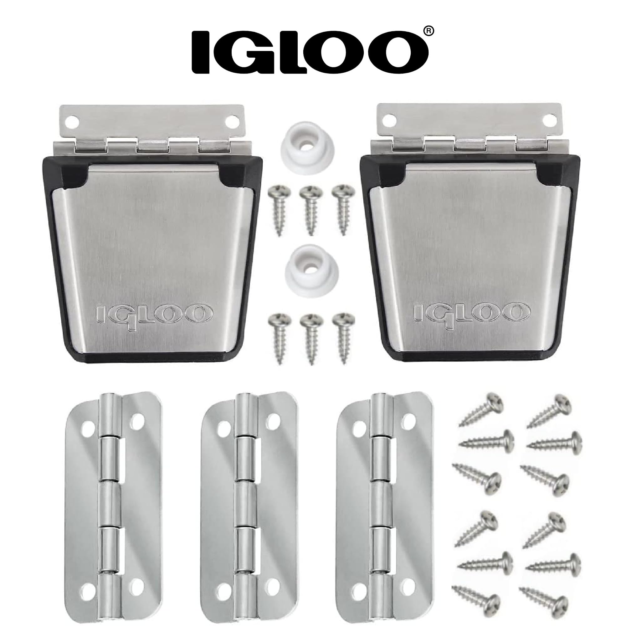 IGLOO heavy-duty parts kit packaging showing comprehensive components for quick cooler repair.