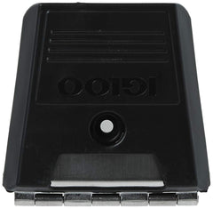 Igloo hybrid latch beveled edge demonstrates reduced breakage risk during use.