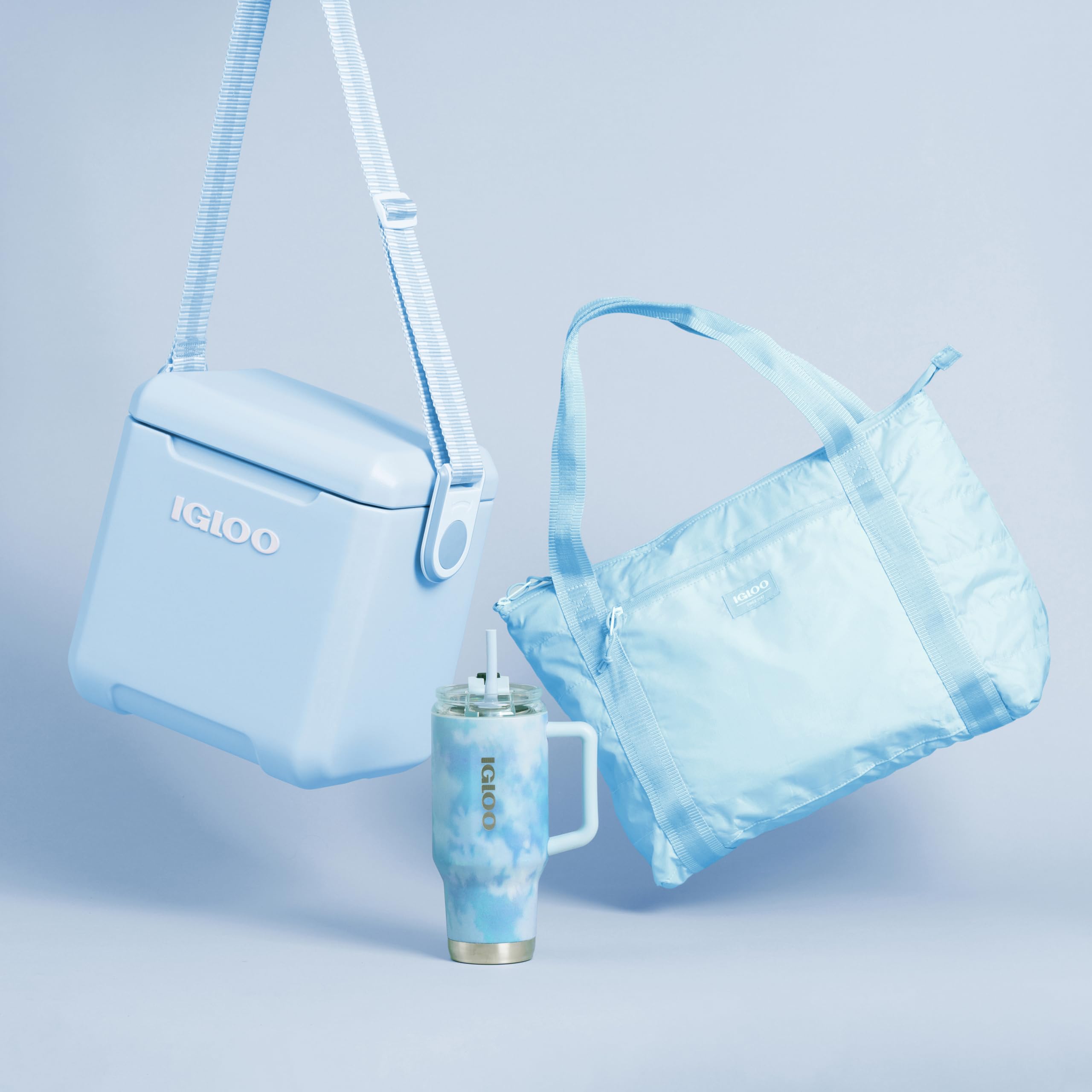 Igloo Tag-Along Too Strapped cooler demonstrates two-day ice retention in outdoor use.