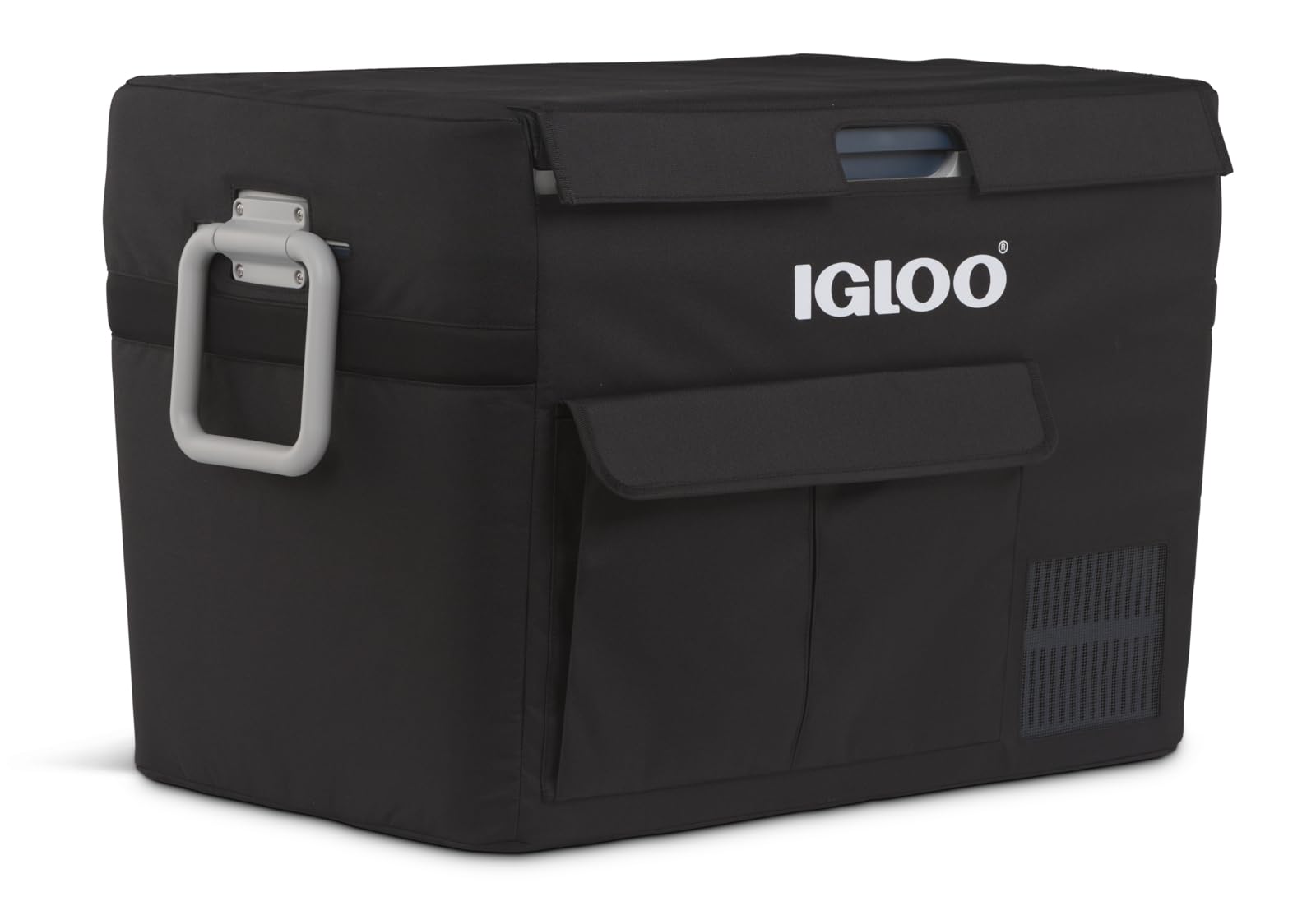 Igloo ICF60 Protect Cover on front view with snug fit and rain resistance.