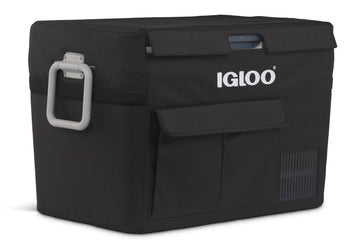 Igloo ICF60 Protect Cover on front view with snug fit and rain resistance.