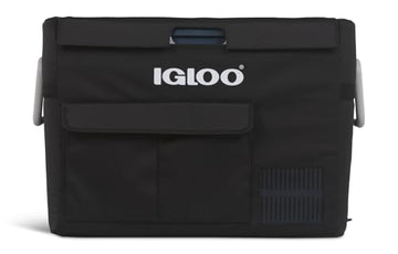 Igloo ICF60 Protect Cover on side view showing weatherproof fabric.