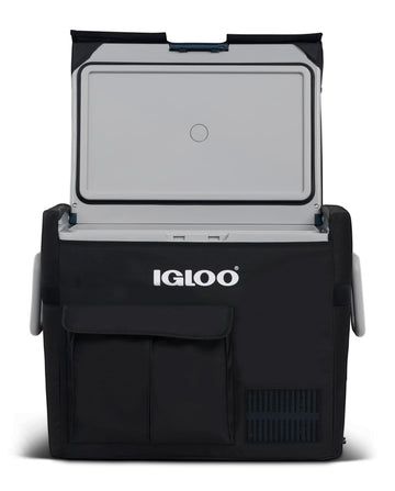 Igloo ICF60 Protect Cover with storage pocket for cords and small items.