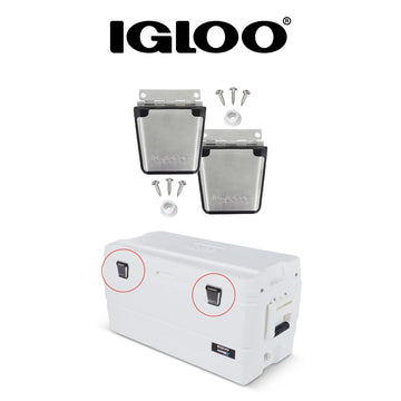 IGLOO installation diagram preview image showing proper latch orientation and mounting steps.