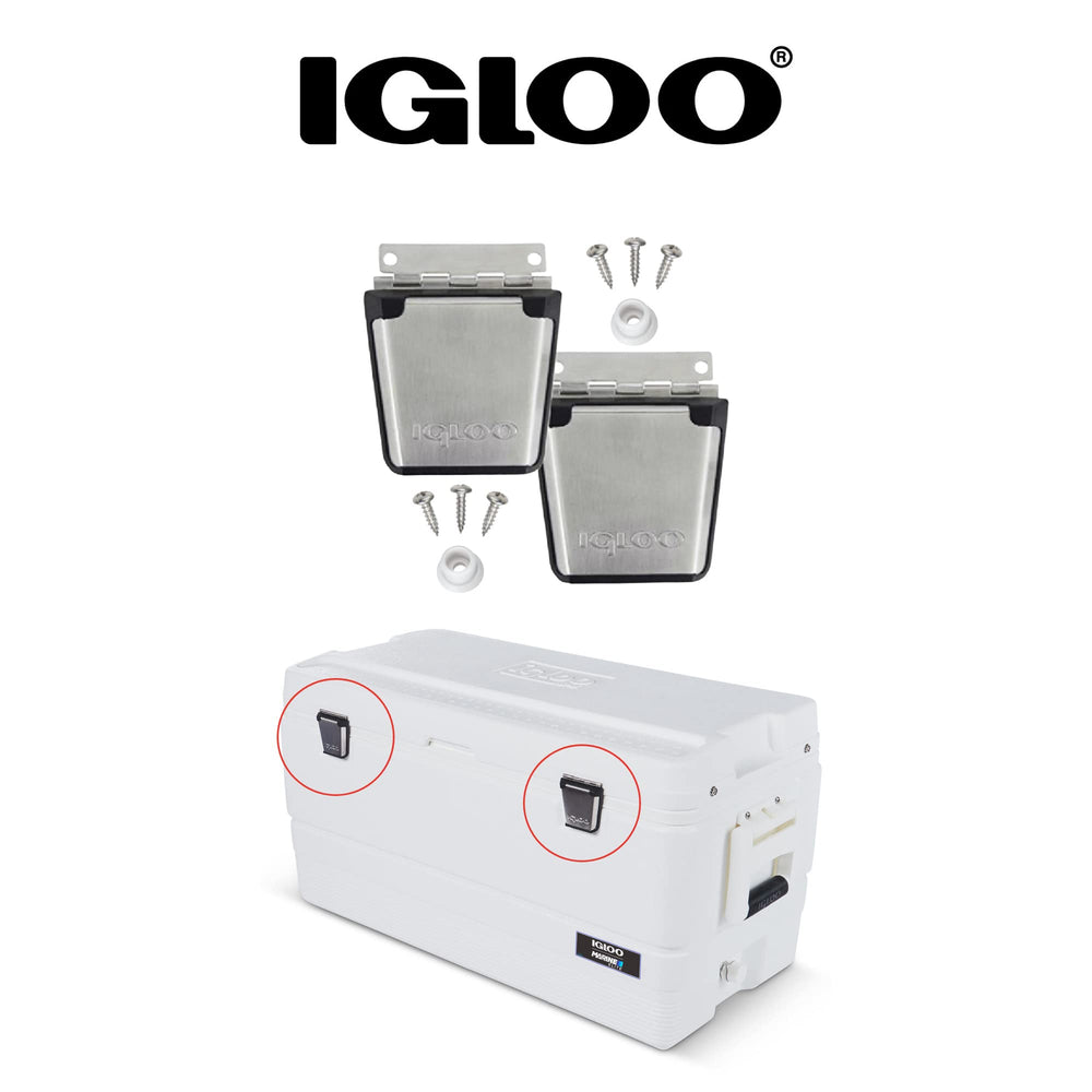 IGLOO installation diagram preview image showing proper latch orientation and mounting steps.