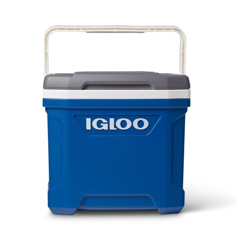 Igloo Latitude 16 Qt Indigo Blue open lid showing roomy interior