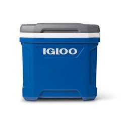 Igloo Latitude 16 Qt Indigo Blue side view, compact storage appeal