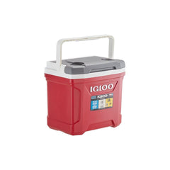 Igloo Latitude 16 White Meteorite cooler displaying tall bottle storage