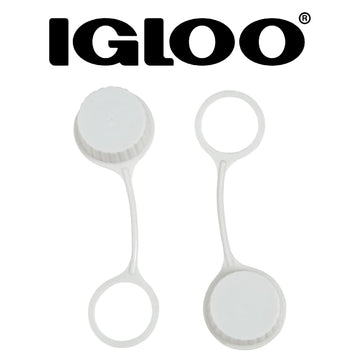 Igloo leak-prevention cap protects from spills when draining