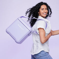 Igloo Lilac Breeze lid-seal; spill-resistant lid for travel.