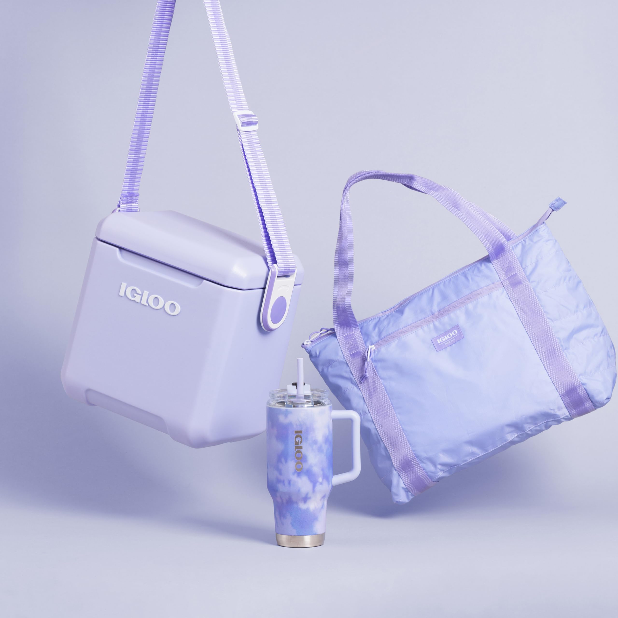 Igloo Lilac Breeze maxcold insulation; longer ice retention for outings.