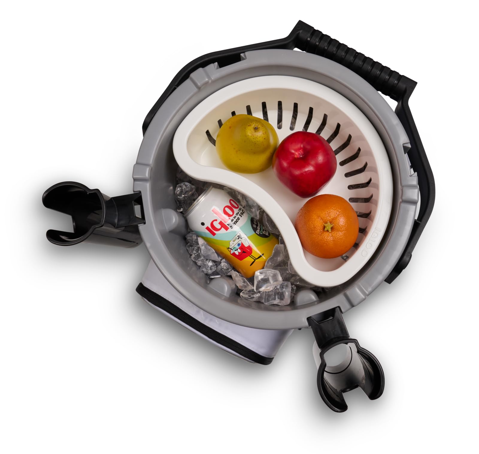Igloo Marine 20 Qt cooler bucket water-resistant exterior protects contents outdoors.