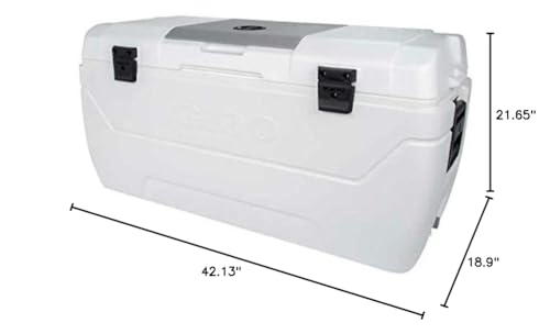 Igloo Marine Chest Cooler made-in-usa view emphasizing United States manufacturing reliability