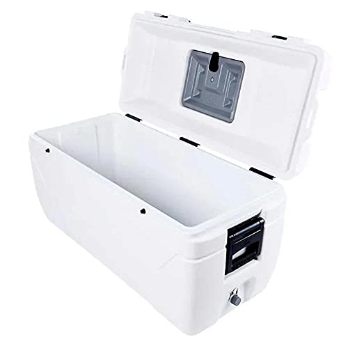 Igloo Marine Chest Cooler side-profile highlighting sturdy plastic construction