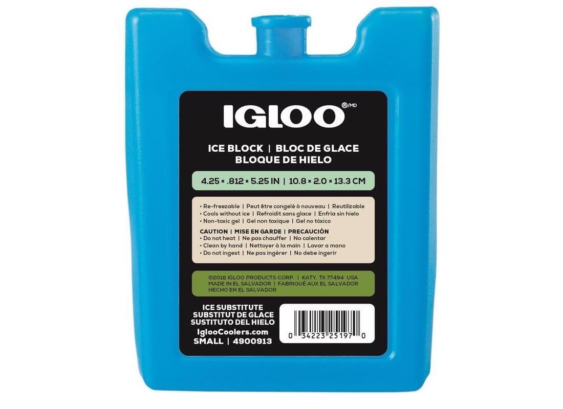 Igloo MaxCold blue rectangular gel pack for long-lasting cooling in lunches