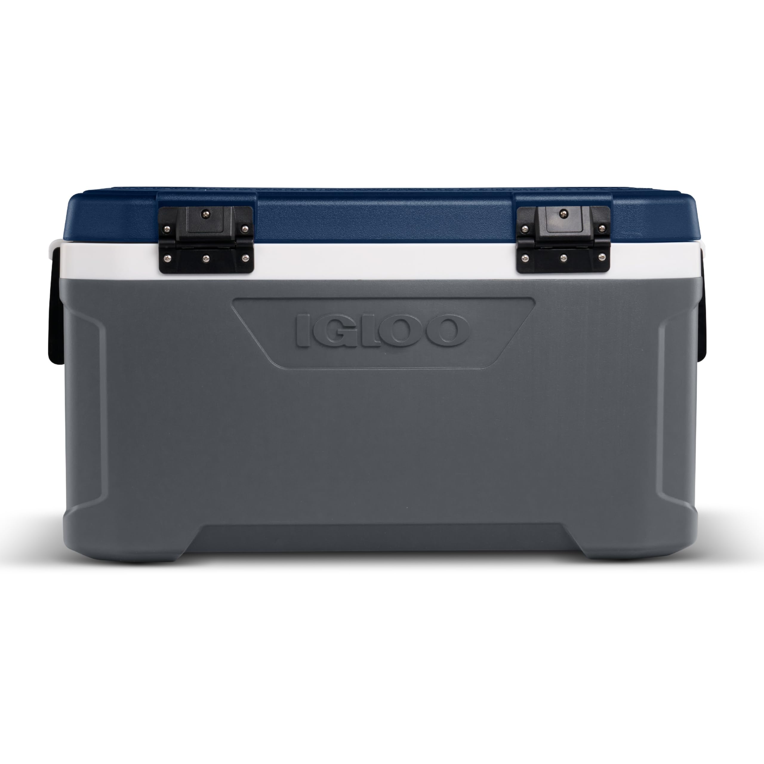 Igloo MaxCold cooler designed for outdoor use in camping and fishing trips.