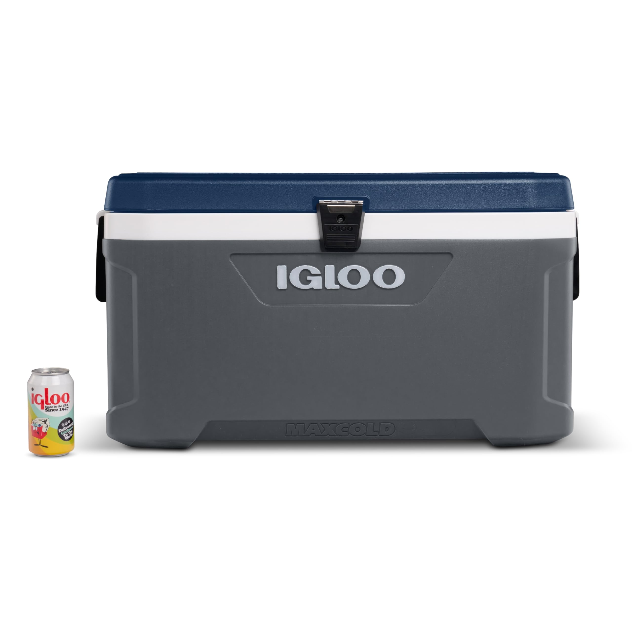 Igloo MaxCold cooler liner resists stains and odors for simple cleanup.