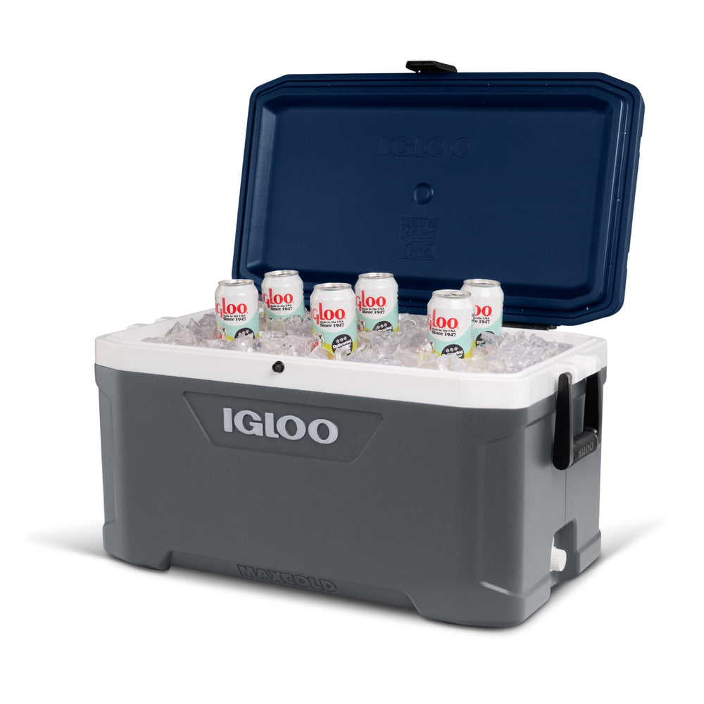 Igloo MaxCold cooler ultratherm body delivers reliable cold retention in challenging conditions.