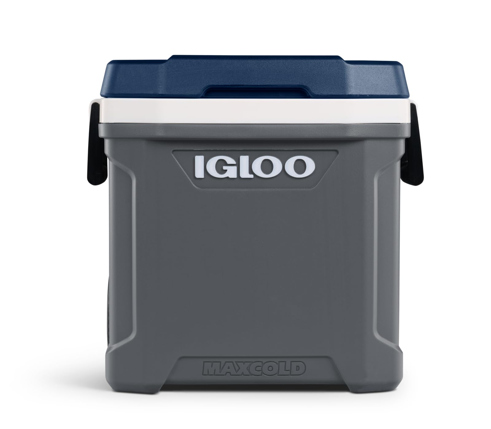 Igloo Maxcold Latitude 62 Qt roller wheels enable easy transport on any surface