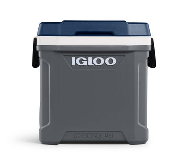 Igloo Maxcold Latitude 62 Qt roller wheels enable easy transport on any surface