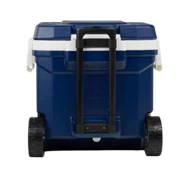 Igloo Maxcold Latitude Roller in use during a camping trip outdoors