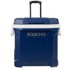 Igloo Maxcold Latitude Roller 62qt open lid showing dry storage and organization