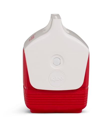 Igloo Mini Playmate with side-button-locks illustrating secure, spill-preventive design.