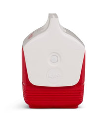 Igloo Mini Playmate with side-button-locks illustrating secure, spill-preventive design.