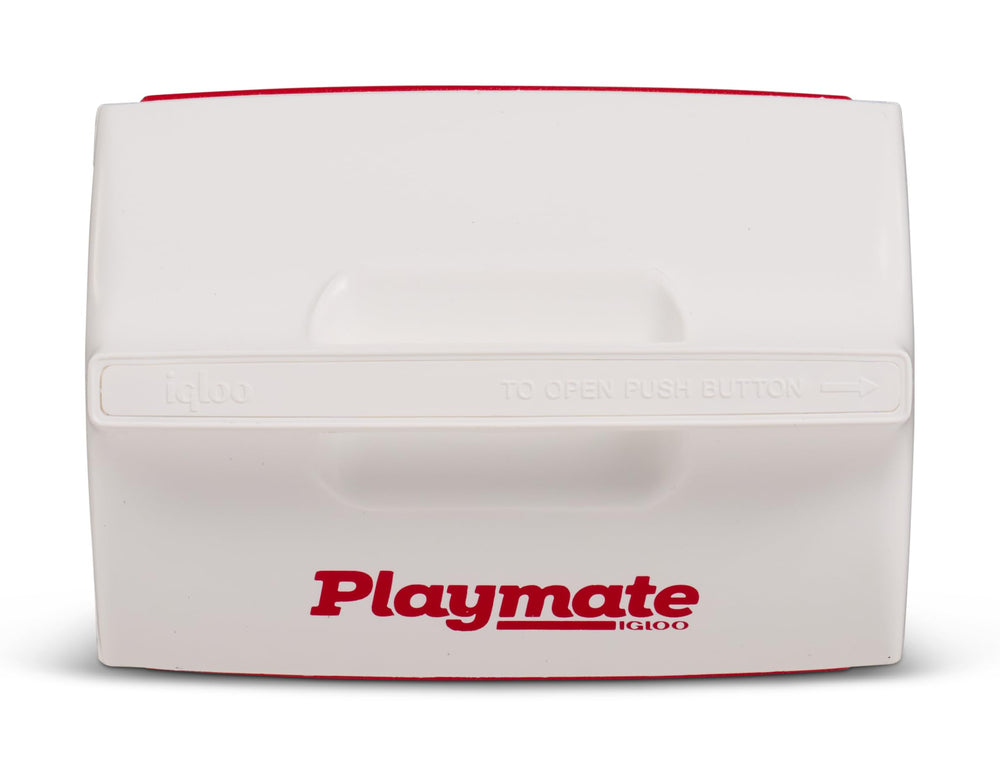Igloo Mini Playmate spill-proof lid prevents leaks during travel.