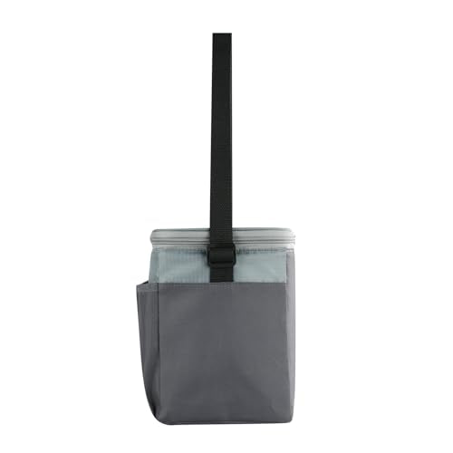 Igloo Monument Grey 12-can bag folded flat for compact storage