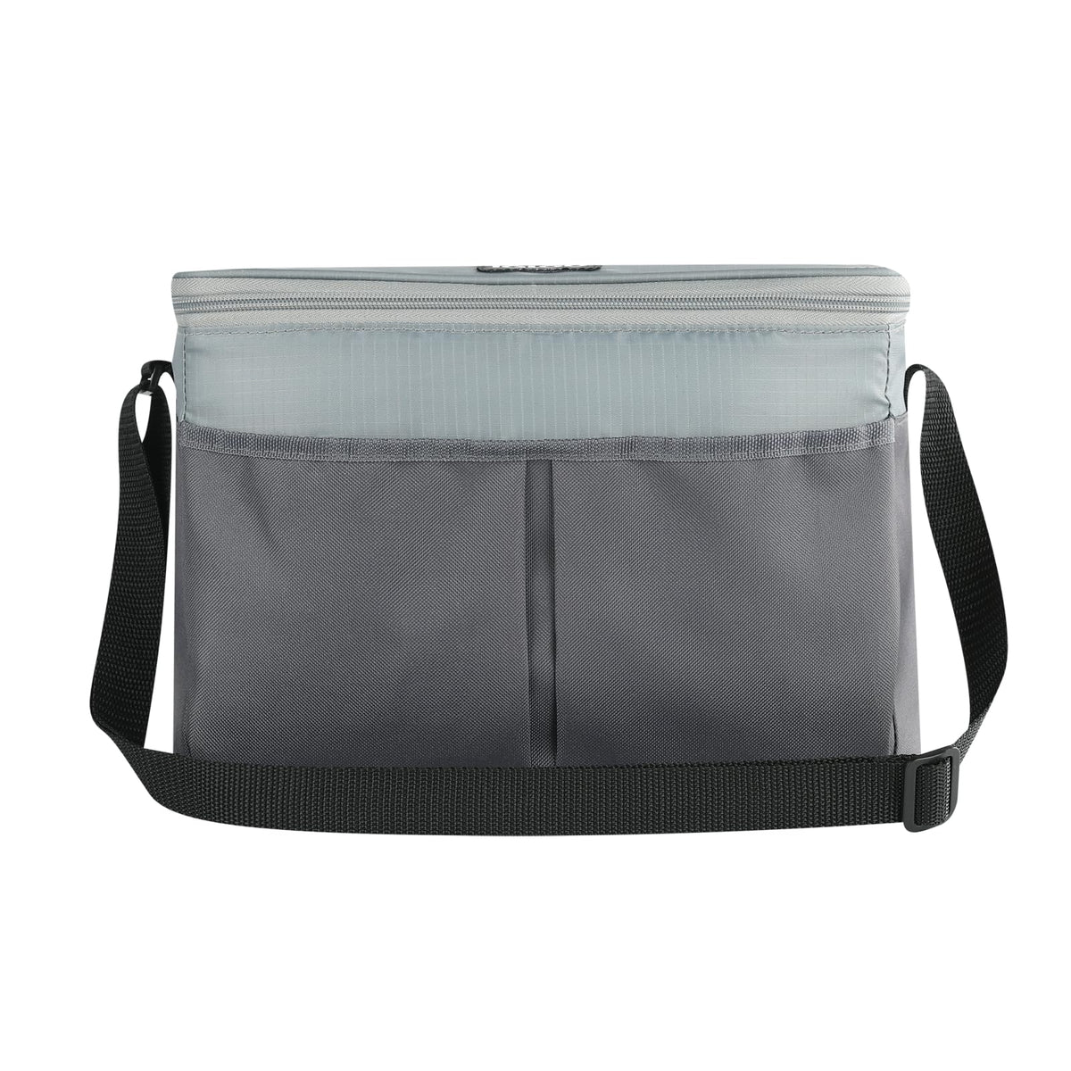 Igloo Monument Grey 12-can cooler bag front pocket for quick access