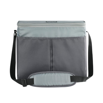 Igloo Monument Grey Collapse & Cool 24-Can Cooler Bag showing its compact shape and insulated interior.