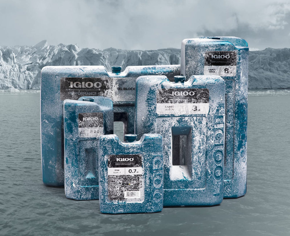 Igloo Performance Ice Blocks keep drinks and snacks cool on road trips