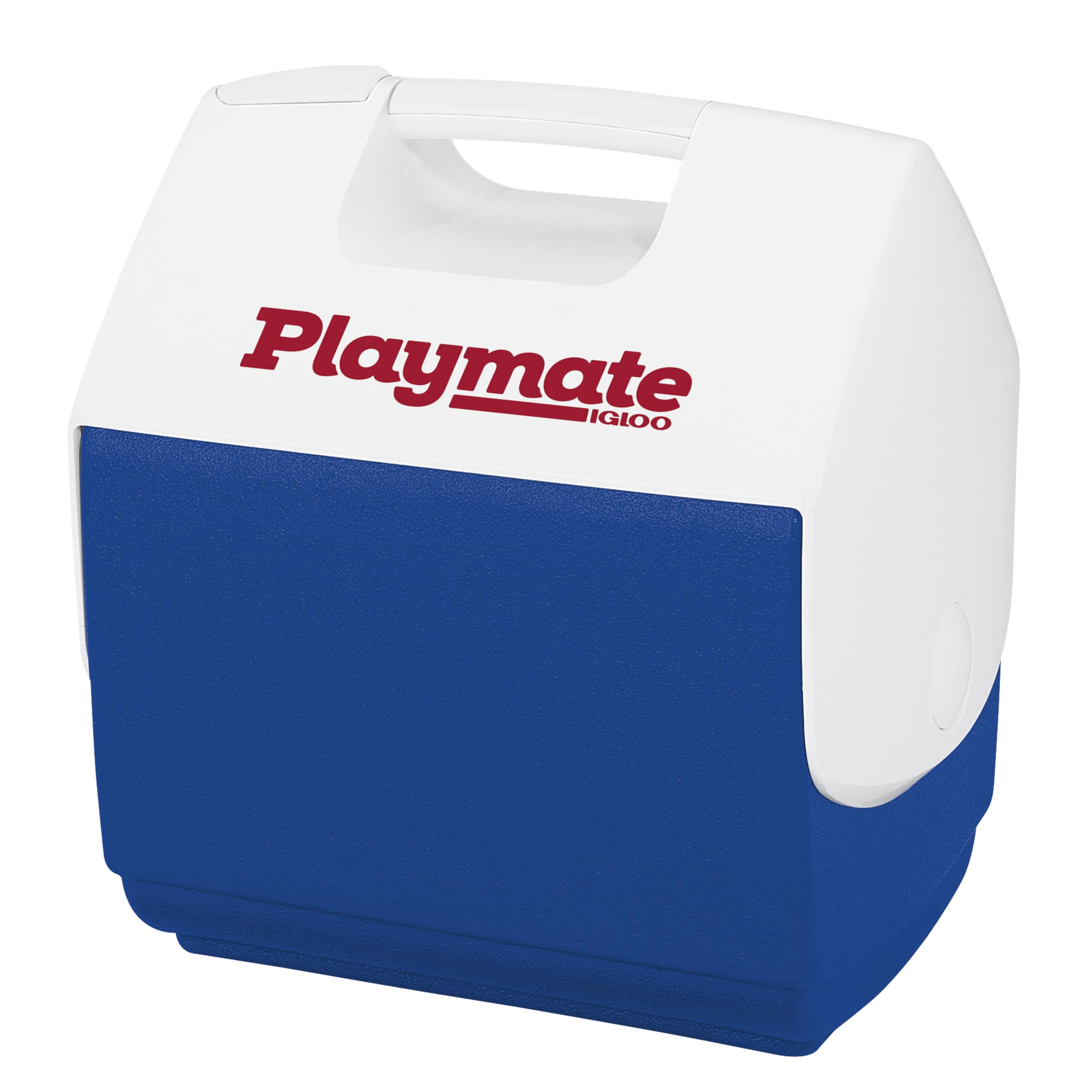 Igloo Playmate Pal 7 Qt cooler, closed, ideal for compact, on-the-go cooling.