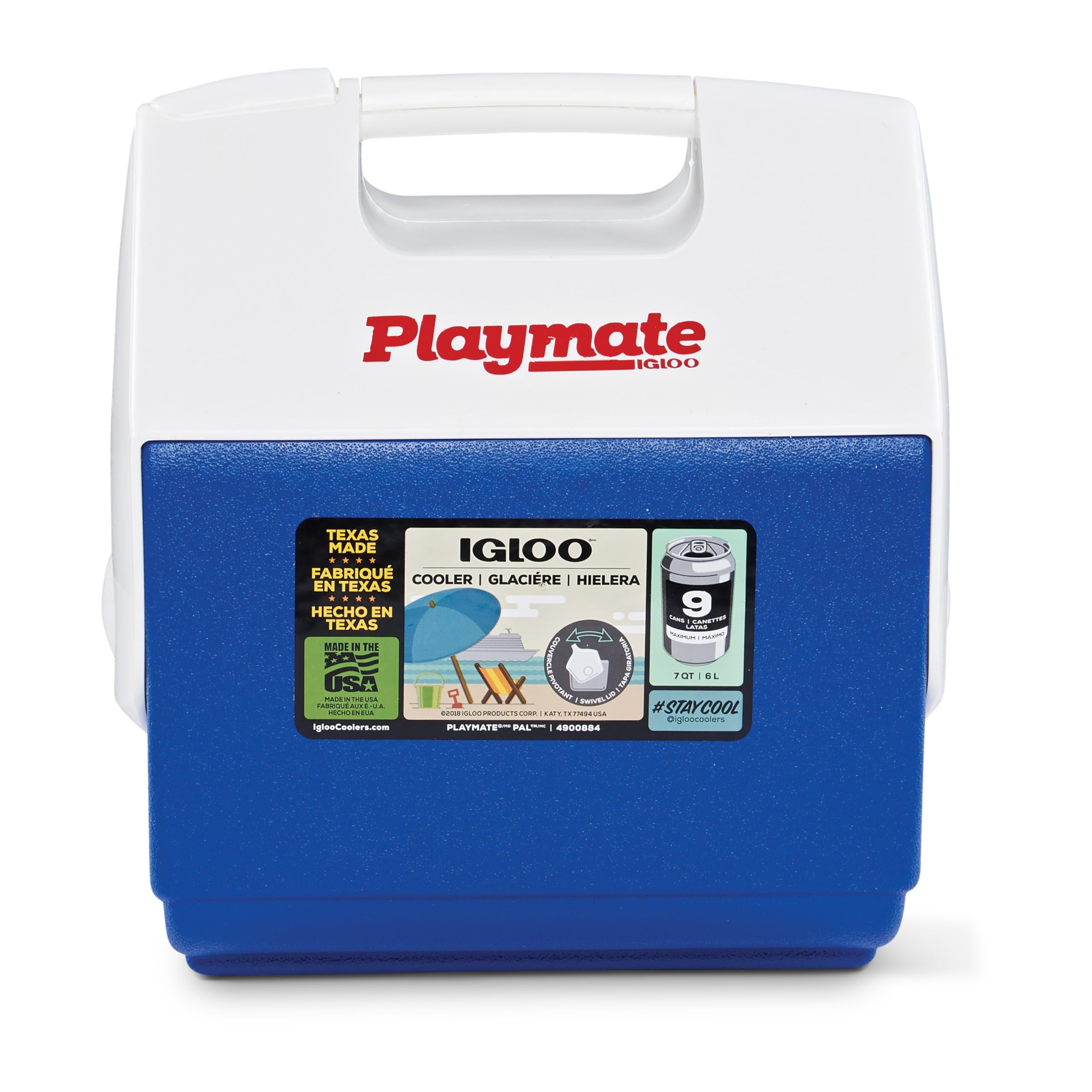 Igloo Playmate Pal 7 Qt cooler, perfect for picnics and day trips.
