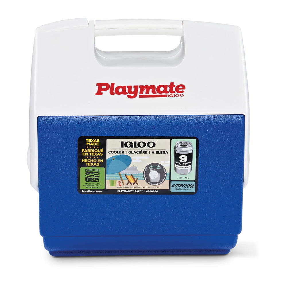 Igloo Playmate Pal 7 Qt cooler, perfect for picnics and day trips.
