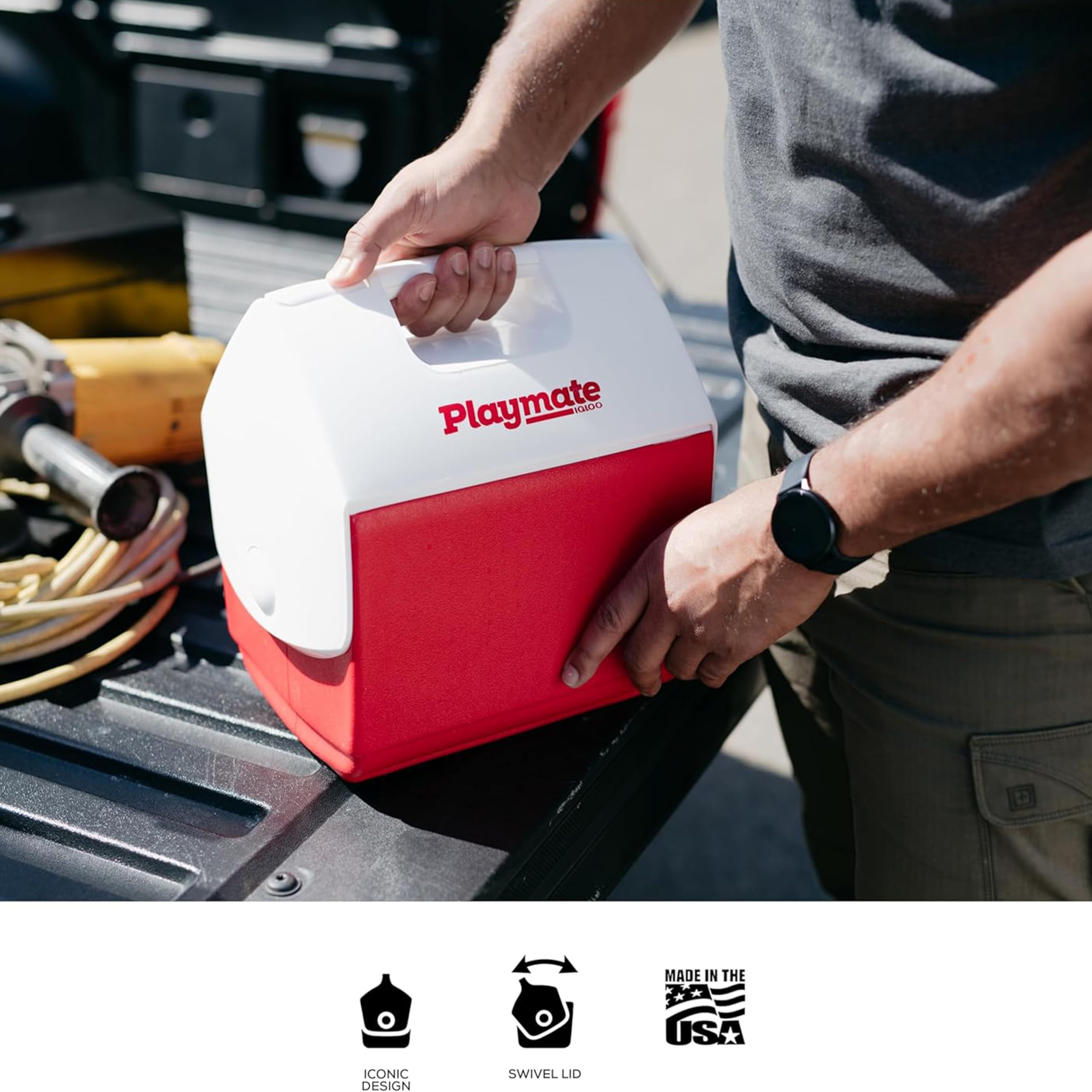 Igloo Playmate Pal 7 Qt cooler designed for portability and everyday use.