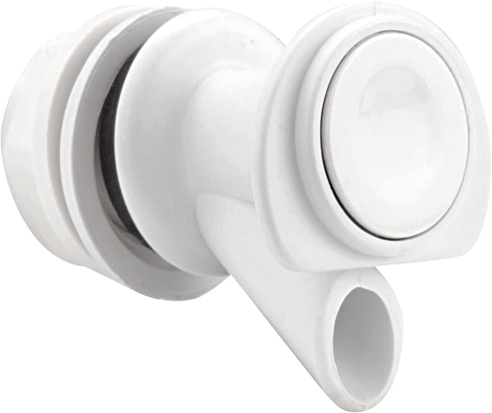 Igloo push-button spigot installed on a 2-10 gallon jug for easy dispensing