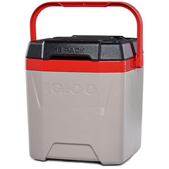 Ergonomic curved backside of Igloo Quantum 12 Qt Cooler for easier carrying.