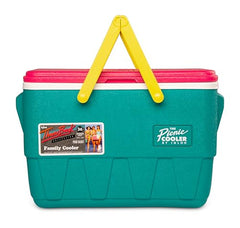 Igloo Retro basket seat-lid doubles as a portable bench for outdoor breaks