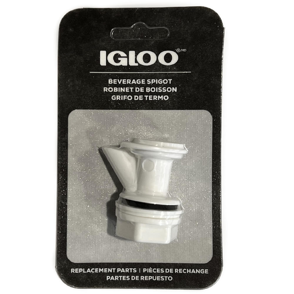 Igloo push-button spigot replacement shows leak-free pouring