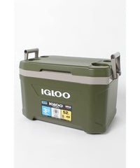 Igloo Sportsman Latitude 52 lid-open image, ready to load beverages and snacks.